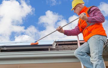 The Rock soft wash roof cleaning